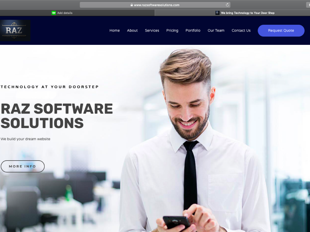 Raz Software Solutions Website